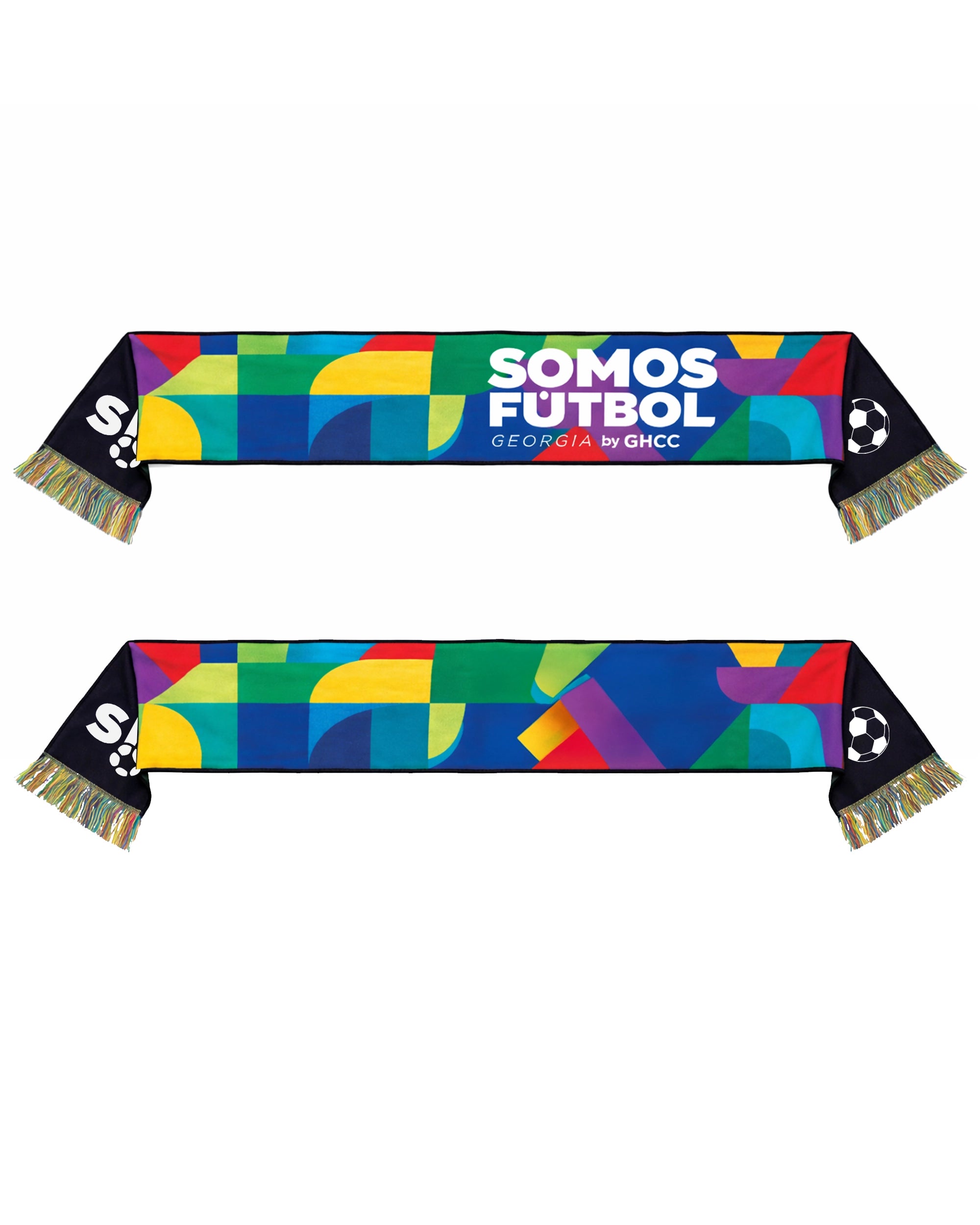 Football Fan Scarf – Multicolor Edition