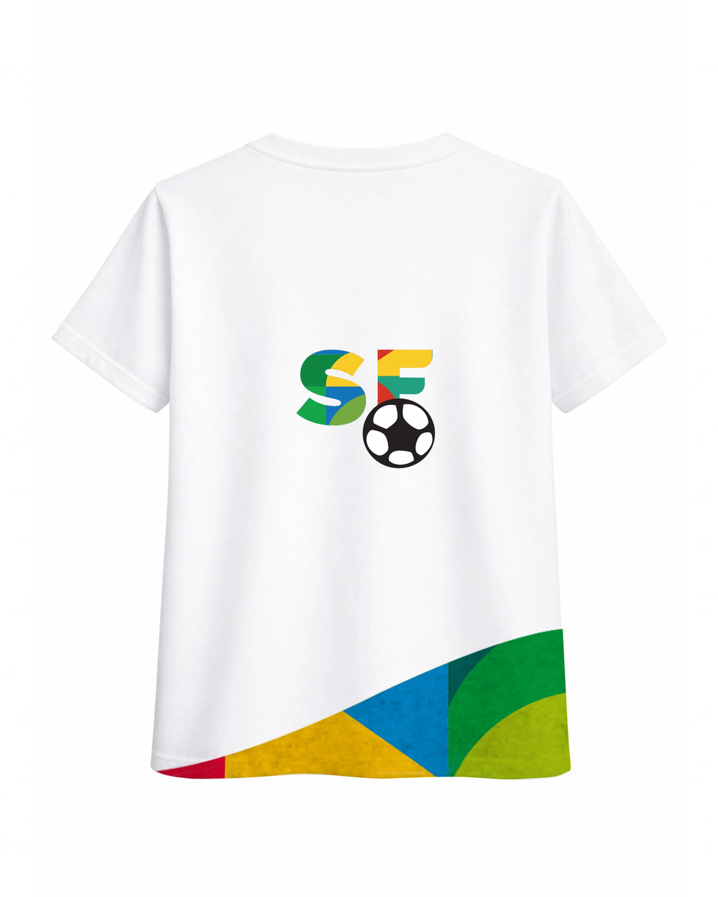 Minimal Curve Football T-Shirt
